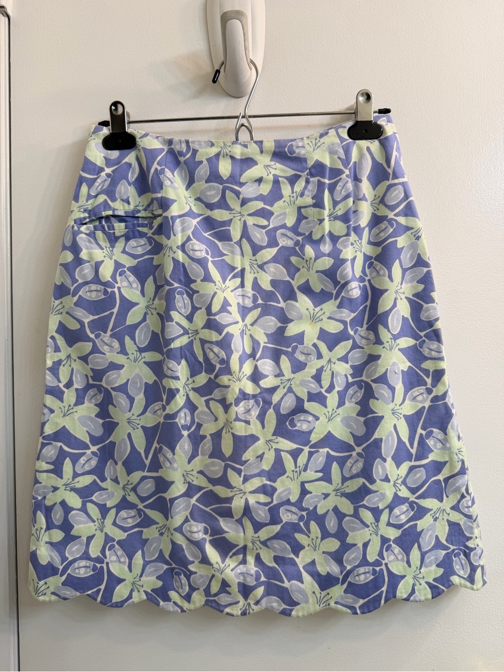Lilly Pulitzer Lavender and Mint Floral skirt